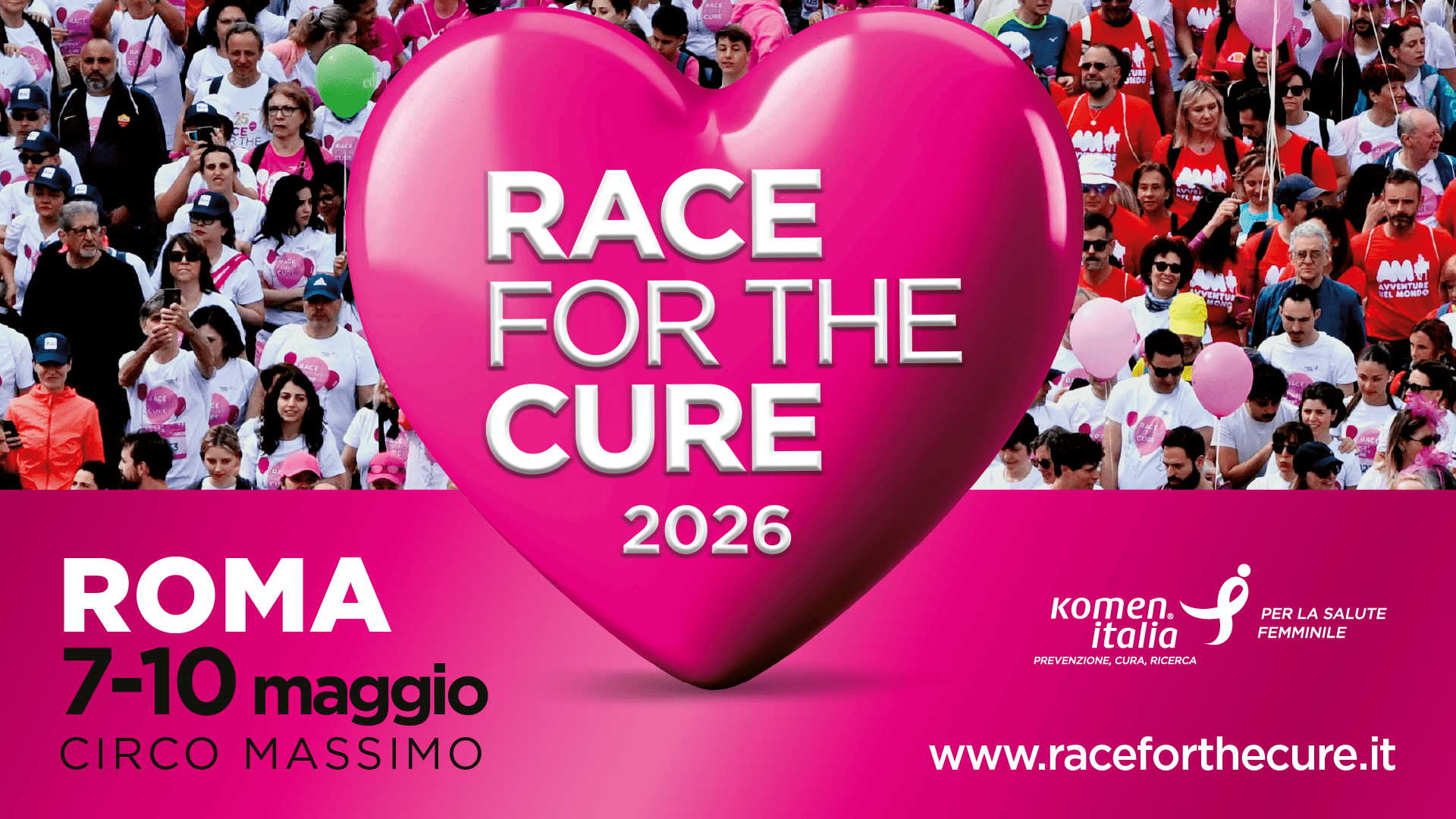 Fasi per la Race for the Cure 2026